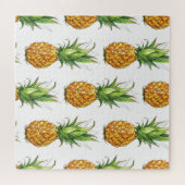Sommer Ananas Muster, nahtlos Design. Puzzle (Horizontal)