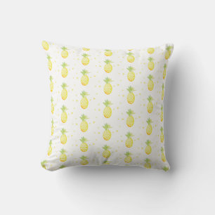 Sommer-Ananas-Süße Tropische Wasserfarben-Muster Kissen