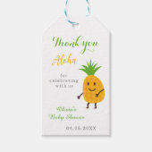 Sommer Ananas Tropical Aloha Geburtstag Vielen Dan Geschenkanhänger (Vorderseite)