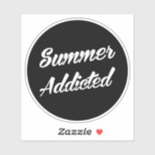 Sommer angenommen aufkleber (Blatt)