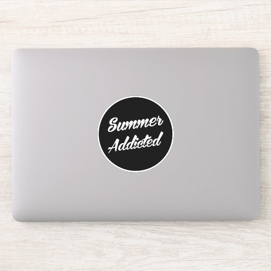 Sommer angenommen aufkleber (Computer)