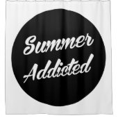 Sommer angenommen duschvorhang (Vorderseite)