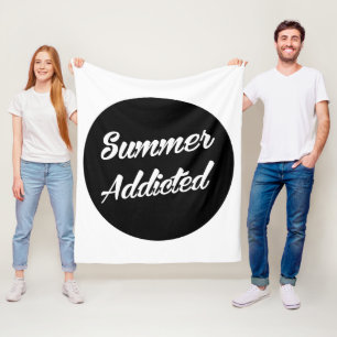 Sommer angenommen fleecedecke