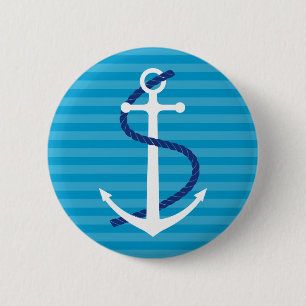Sommer-Anker-Knopf Button