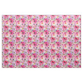 Sommer-Aquarell-Blumenmuster Stoff (Fat Quarter (45,7 x 55,9 cm))