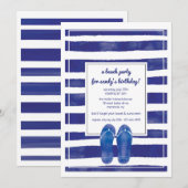 Sommer-Art-Einladung Einladung (Vorne/Hinten)