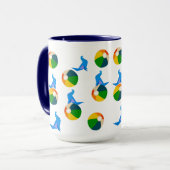 Sommer auf Combo-Tasse Tasse (Vorderseite Links)