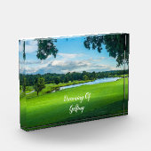 Sommer auf dem Golfplatz Fotoblock (Links)