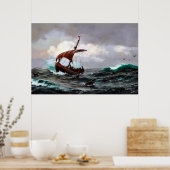 Sommer auf dem Grönland Küste Jahr 1000 Poster (Küche)