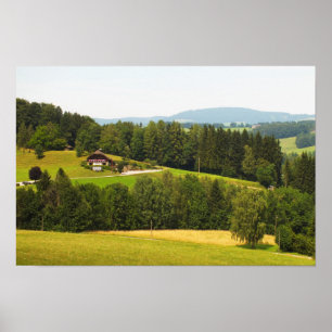 Sommer auf dem österreichischen Land Poster