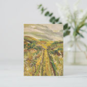 Sommer auf den Hügeln Postkarte (Stehend Vorderseite)