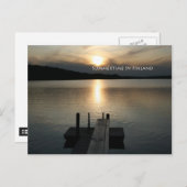 Sommer auf Saimaa Postkarte (Vorne/Hinten)