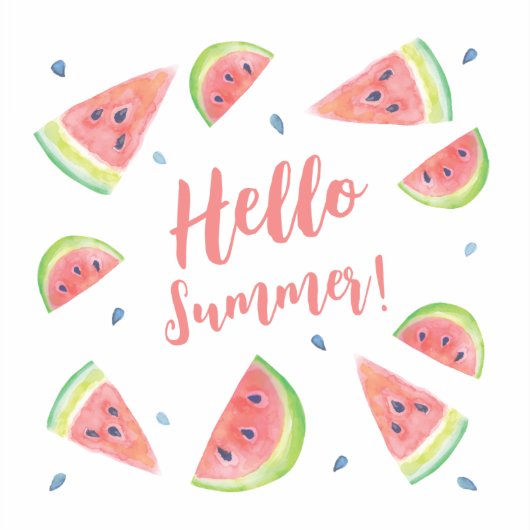 Sommer Aufkleber (Vorderseite)