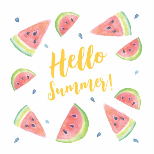 Sommer Aufkleber (Vorderseite)