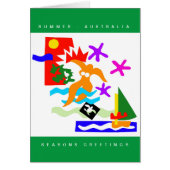 SOMMER - Australien - Australien - Weihnachtskarte (Vorne)