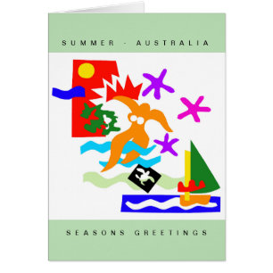 SOMMER - Australien - Australien - Weihnachtskarte