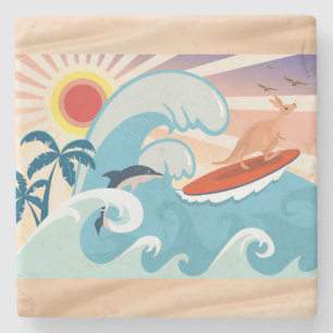 Sommer Australien Steinuntersetzer