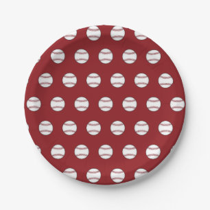 Sommer-Baseball-Party-Picknick-Papierteller Pappteller