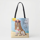 Sommer Basset Hound Tasche (Vorderseite)