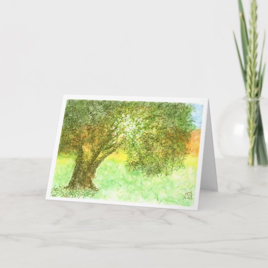 Sommer-Baum Aleph Karte (Vorderseite)