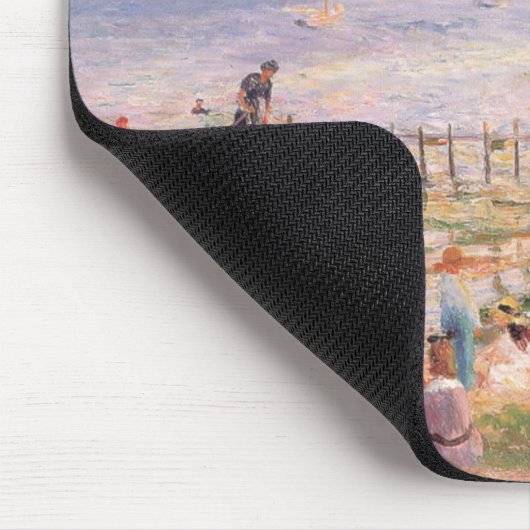 Sommer Beach Szene Mousepad (Ecke)