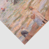 Sommer Beach Szene Seidenpapier (Detail)