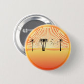 Sommer-Beach-Szene:Zeichnend Vektor Button (Vorne & Hinten)