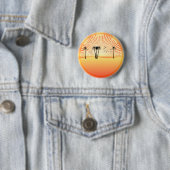 Sommer-Beach-Szene:Zeichnend Vektor Button (Beispiel)