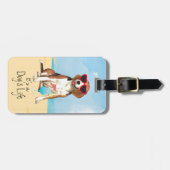 Sommer-Beagle Gepäckanhänger (Vorderseite horizontal)