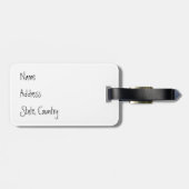 Sommer-Beagle Gepäckanhänger (Rückseite horizontal)