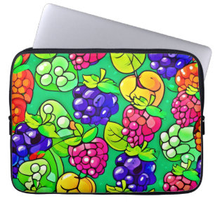 Sommer-Beeren-Vergnügen Laptopschutzhülle