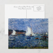 Sommer bei Cowes Postkarte (Vorne/Hinten)