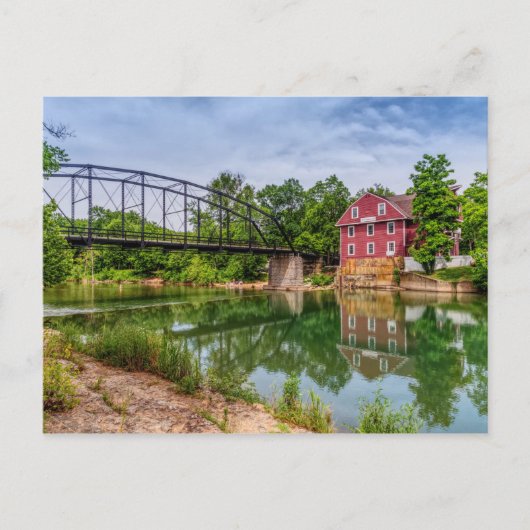 Sommer bei War Eagle Mill Postkarte (Vorderseite)