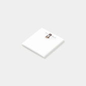 Sommer Bernese Gebirgshund Post-it Klebezettel (angewinkelt)