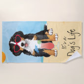 Sommer Bernese Gebirgshund Strandtuch (Vorderseite)