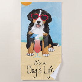 Sommer Bernese Gebirgshund Strandtuch