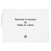 Sommer bis Herbst (Rückseite Horizontal)