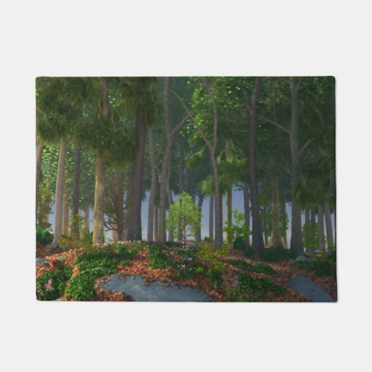 Sommer Blätter Doormat Fußmatte (Vorderseite)