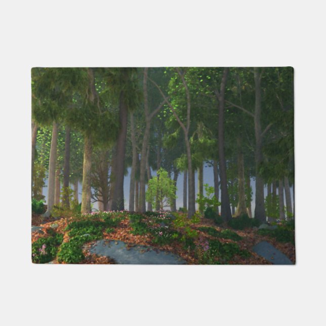 Sommer Blätter Doormat Fußmatte (Vorderseite)