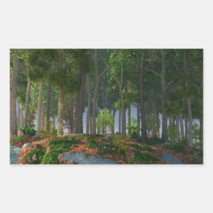 Sommer-Blätter Stickers