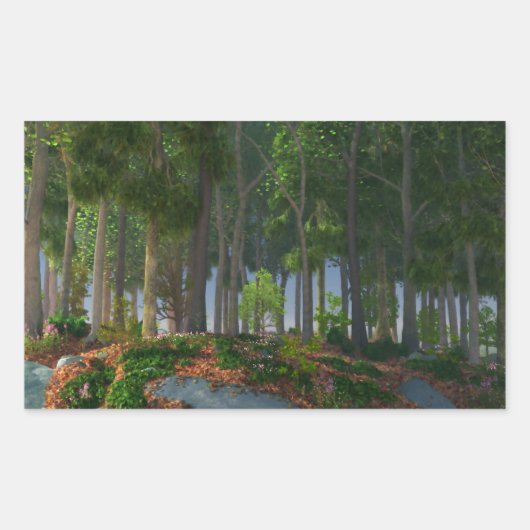 Sommer-Blätter Stickers (Vorderseite)