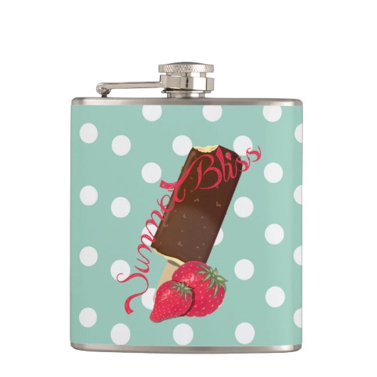 Sommer - Bliss - Flasche Flachmann (Vorderseite)