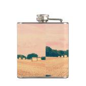 Sommer-Bliss in der englischen Landschaft Flachmann (Rückseite)