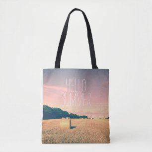 Sommer-Bliss in der englischen Landschaft Tasche