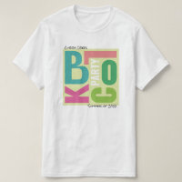 Sommer-Blockparty Retro-Typografie Nachbarschafts-