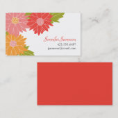 Sommer blüht Telefonkarte Telefonnummerkarte (Vorne/Hinten)