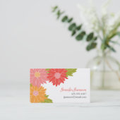 Sommer blüht Telefonkarte Telefonnummerkarte (Stehend Vorderseite)