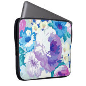Sommer-Blume Aquarellbilder Laptopschutzhülle (Vorne Rechts)