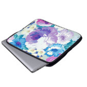 Sommer-Blume Aquarellbilder Laptopschutzhülle (Vorne Knopf)