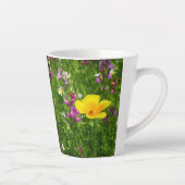 Sommer-Blume Latte Tasse (Rechts)
